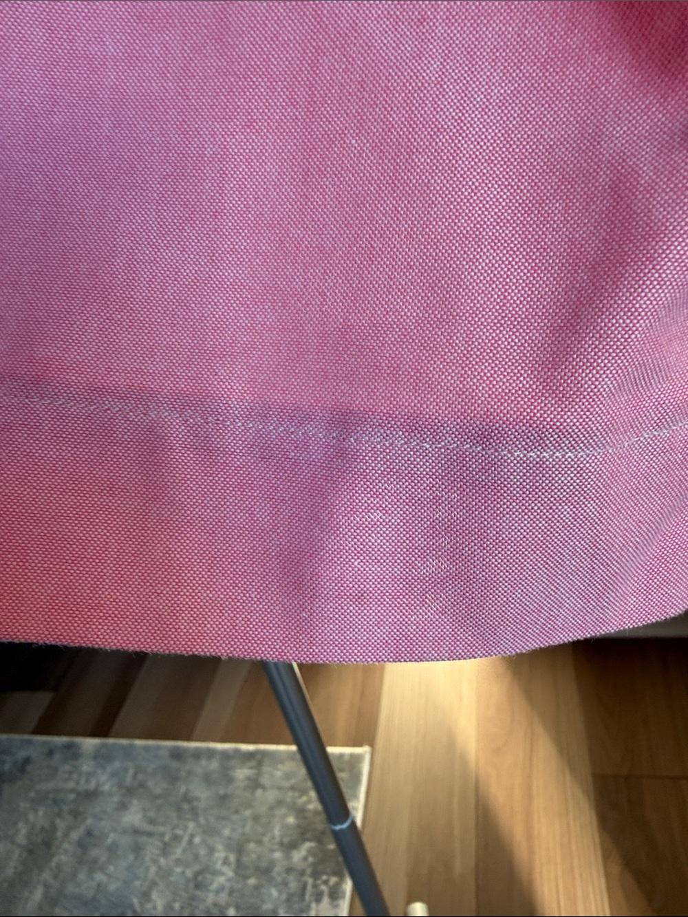 Memorial Day & 4th of July Pink Ruffle Collar Upcycled Shirt - Picture 15 of 15